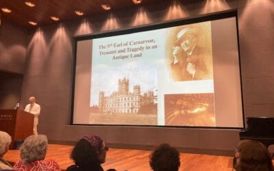 Ram heads for Ramses, dove feather pillows…and close encounters with the Lord of Highclere Castle
