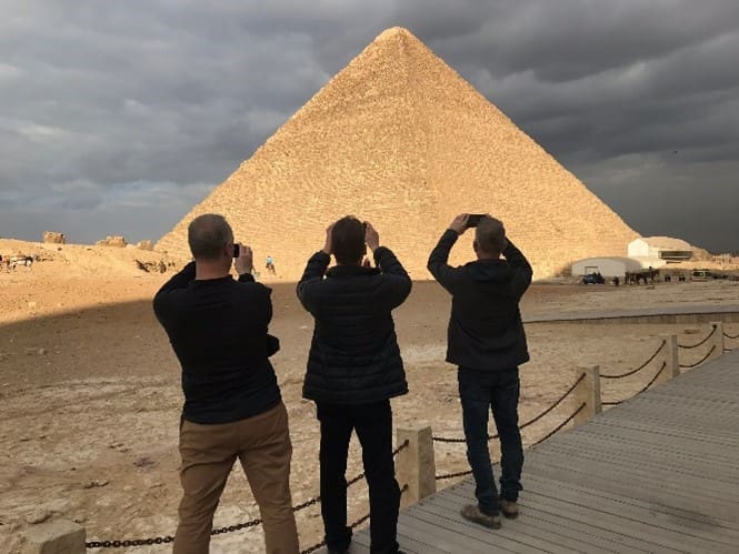 Pyramid of Khufu - gleaming like the sun god!