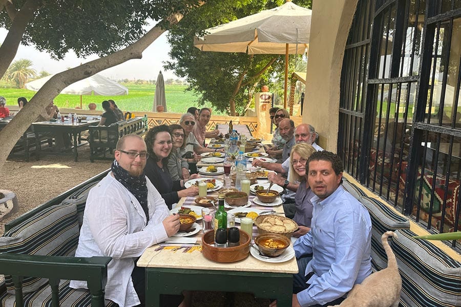 Luxor, lunch